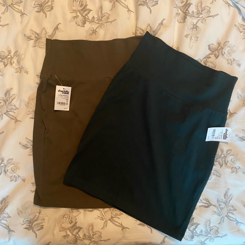 Two charlotte russe pencil skirts (xs)
